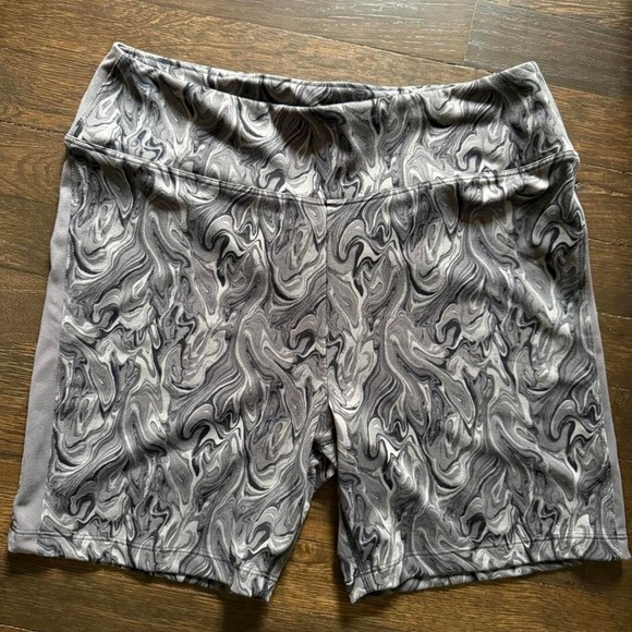 Pants - Victoria's Secret PINK gray & white marbled shorts